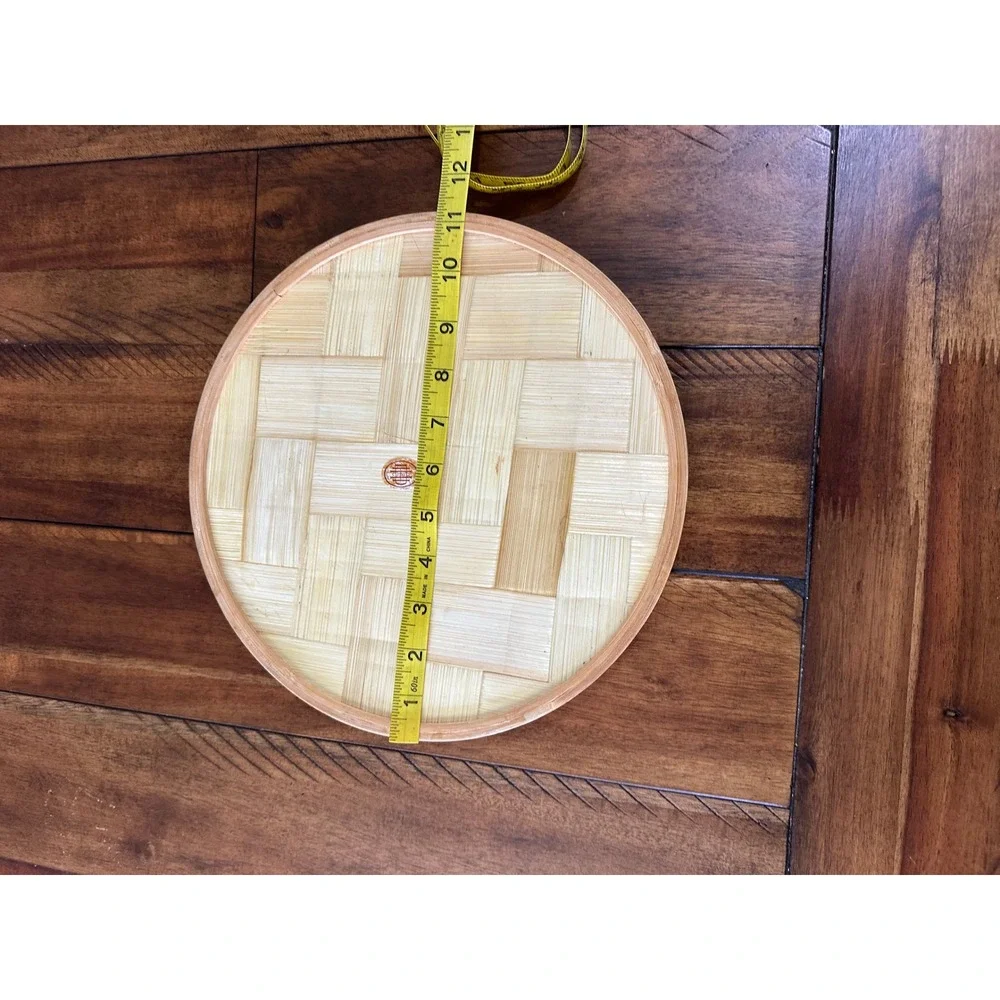 D.H. Holmes‎ Co. Ltd. Seafood Boil Tray Unisex 12in Multicolor Vintage Bamboo